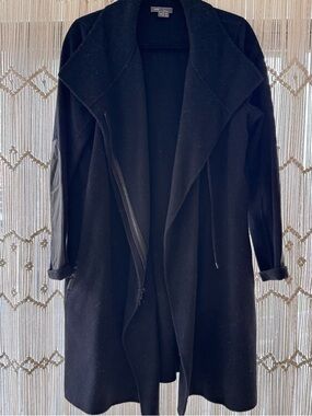 Vince Black Wool Coat
